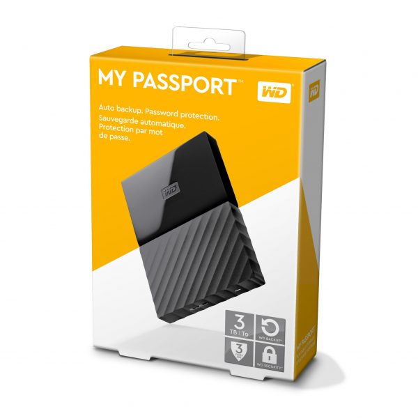 Digital Passport 3TB USB 3.0 External Hard Black - A-Power Computer Ltd.
