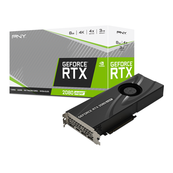 PNY GeForce® RTX 2080 Super™ Graphic Card 8GB GDDR6 Blower (VCG20808SBLMPB)  A-Power Computer Ltd.
