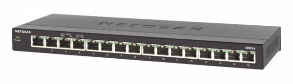 NETGEAR 16-Port Gigabit Ethernet Desktop Switch (GS316-100NAS