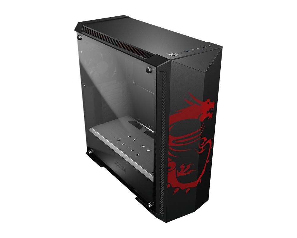 MSI MPG GUNGNIR 100D Gaming Computer Case 'Black Dragon Edition'