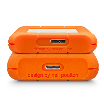 4 TB LaCie Rugged Mini Disque dur externe 2,5 USB 3.2 (1è gén.) (USB 3.0)  argent, orange 9000633 - Conrad Electronic France