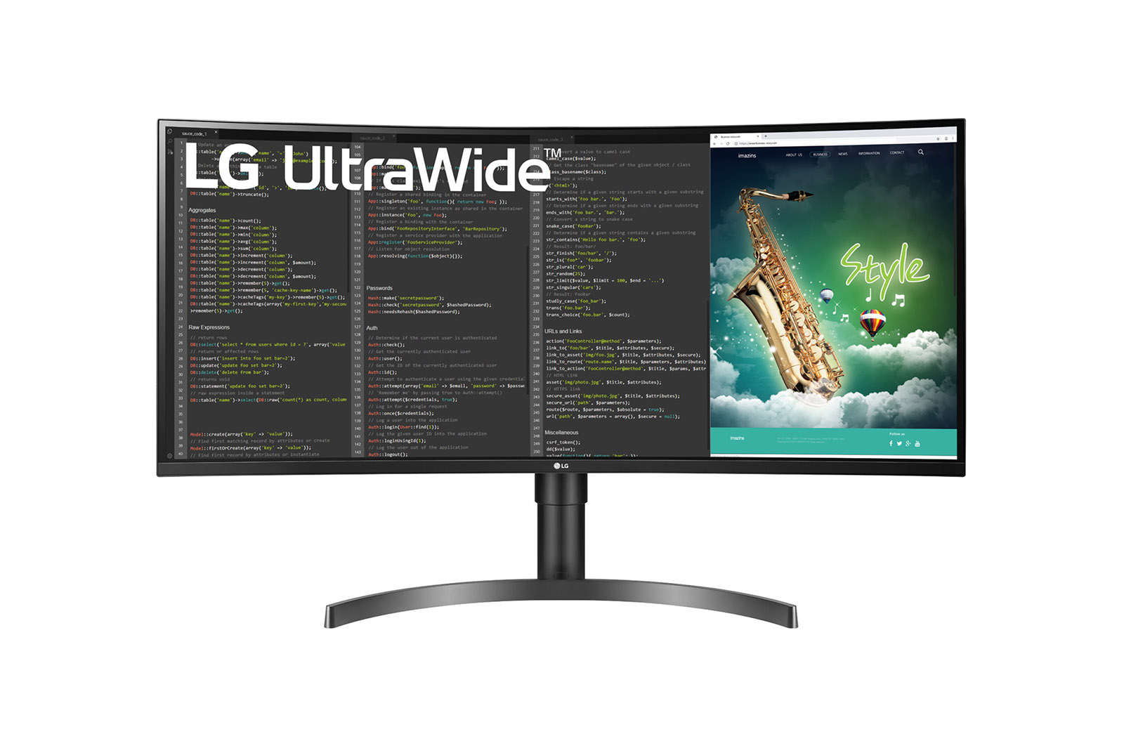 LG Ultrawide 35WN65C-B 35" 4K QHD HDR VA LED Curved Gaming LCD Monitor