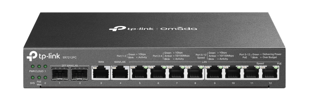 TP-Link ER7212PC Omada in Gigabit VPN Router (Router+PoE  Switch+Controller) A-Power Computer Ltd.
