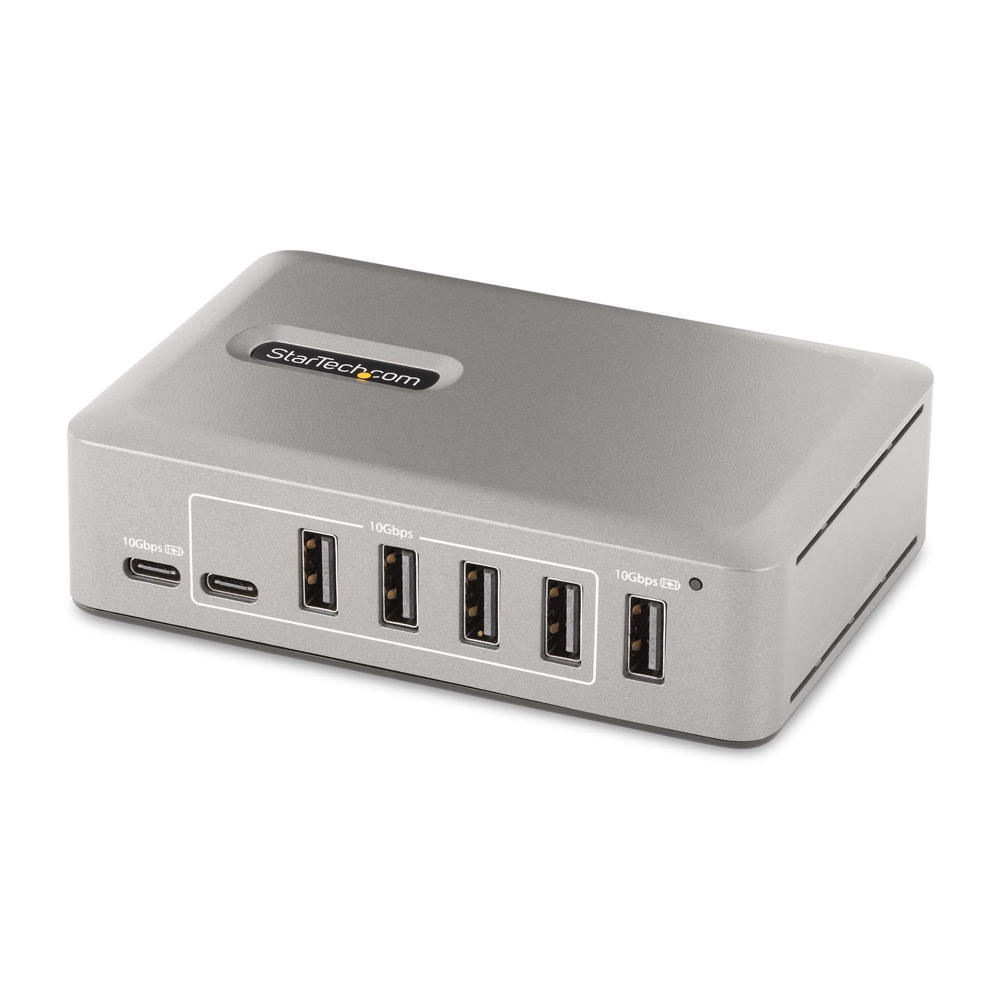 StarTech ST4300MINI 4 Port USB 3.0 Hub - Compact - Includes Power Adapter -  Powered USB 3.0 Hub - USB Splitter - Multiple USB Port Extender