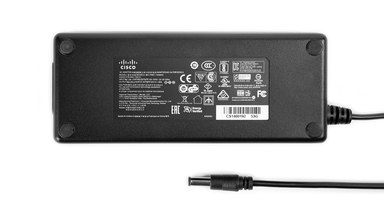 Cisco Meraki AC Adapter for MR Wireless Access Points (US Plug